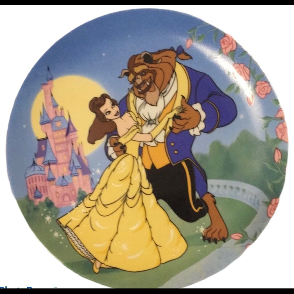 Beauty and the Beast plate